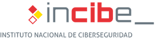 Official logo of INCIBE, Spain's National Cybersecurity Institute.